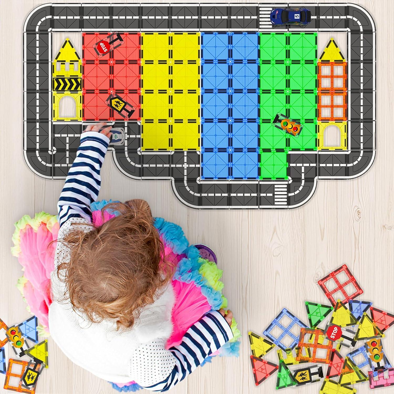 Juego de Azulejos Magnéticos Goodtiles - Set Carreteras 38 Piezas