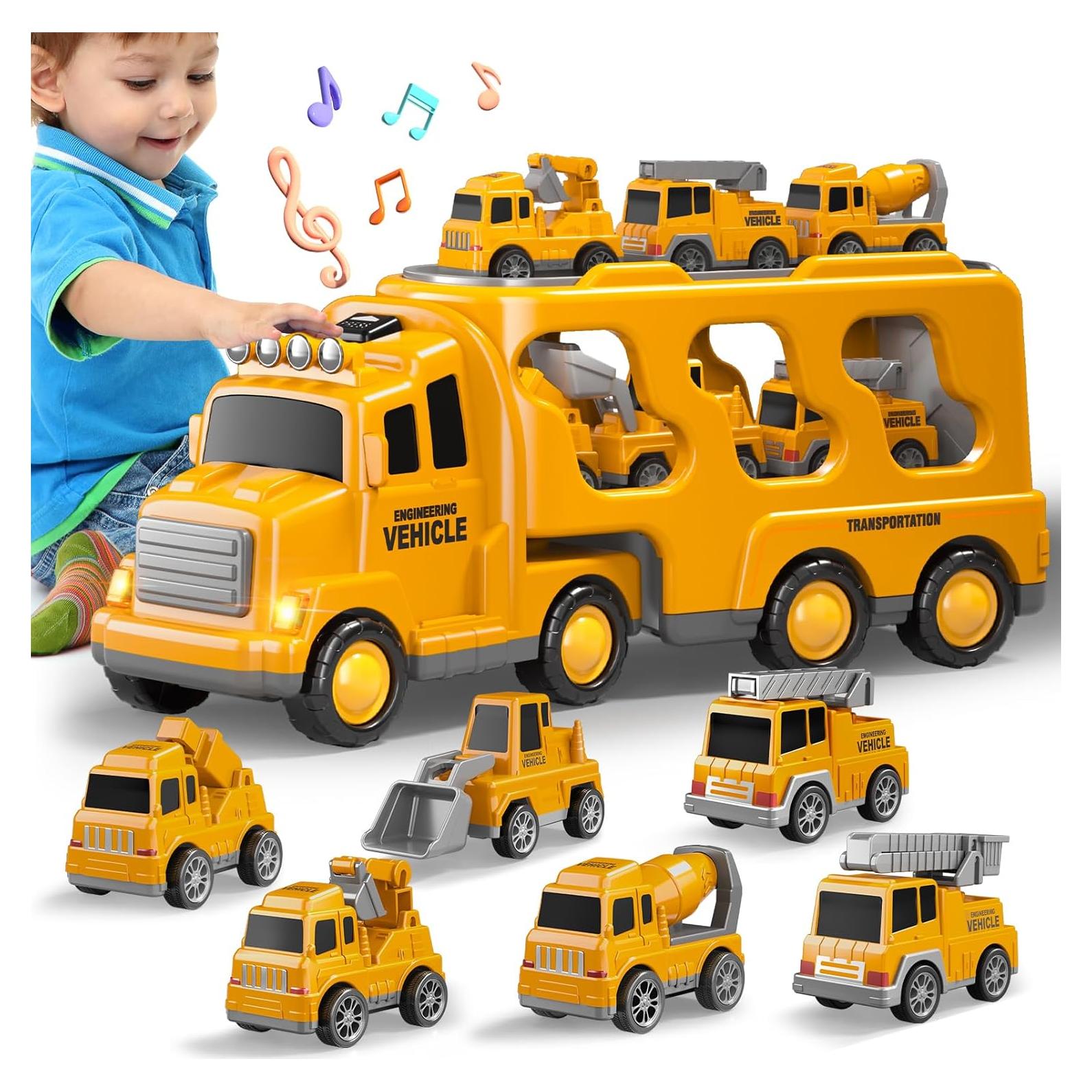 Juego 7 en 1 Camiones de Construcción Beby Buty 0.65 kg