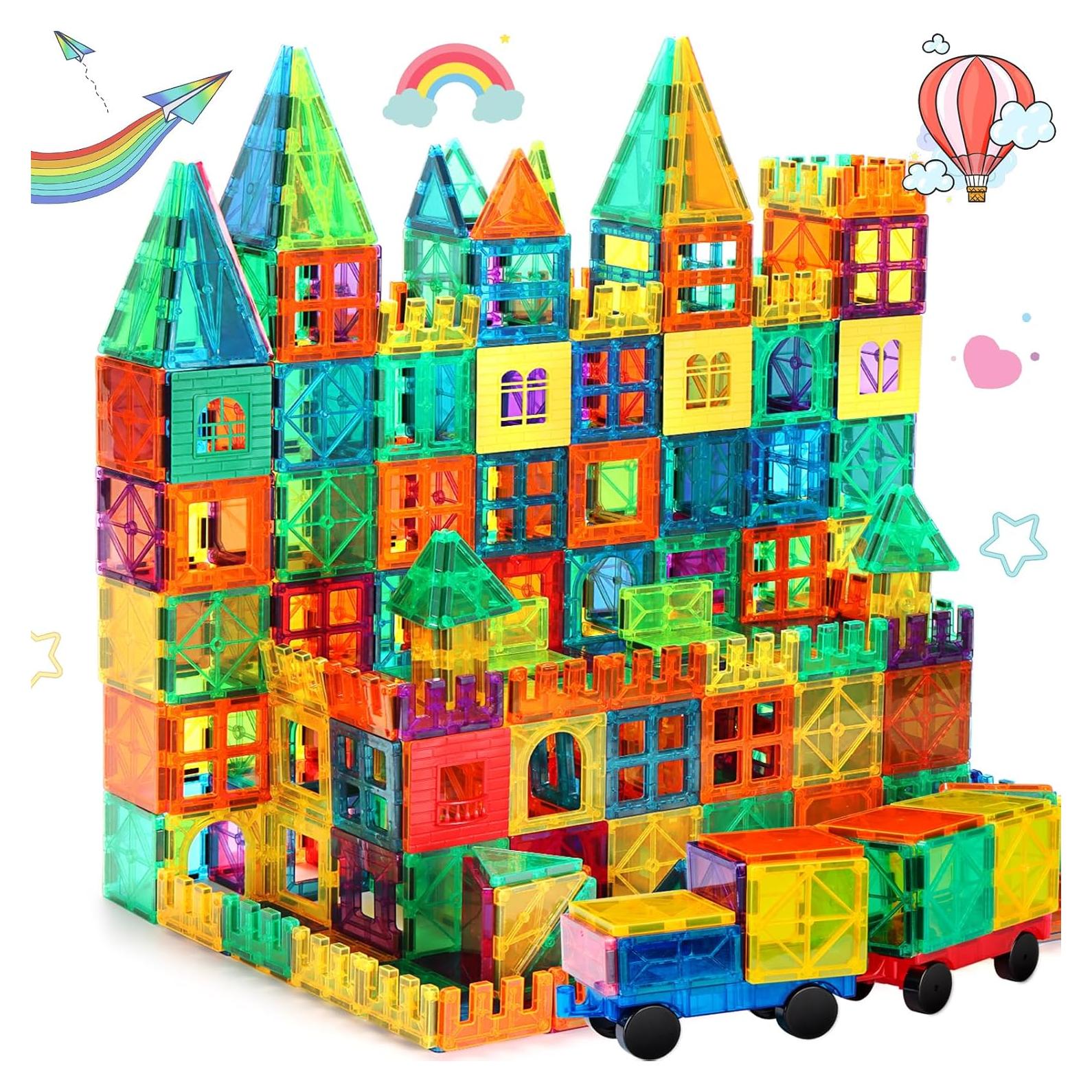 Azulejos Magnéticos FNJO 100 Piezas Juguete STEM 3+ Años