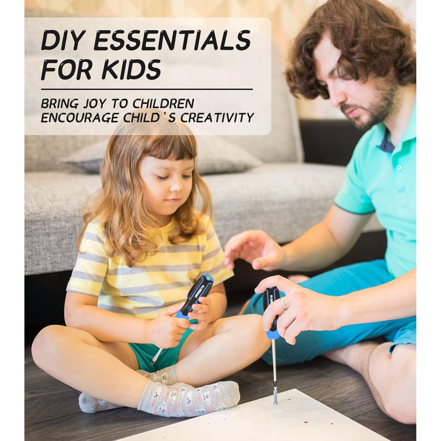 Juego de herramientas reales URASISTO 18 piezas para niños