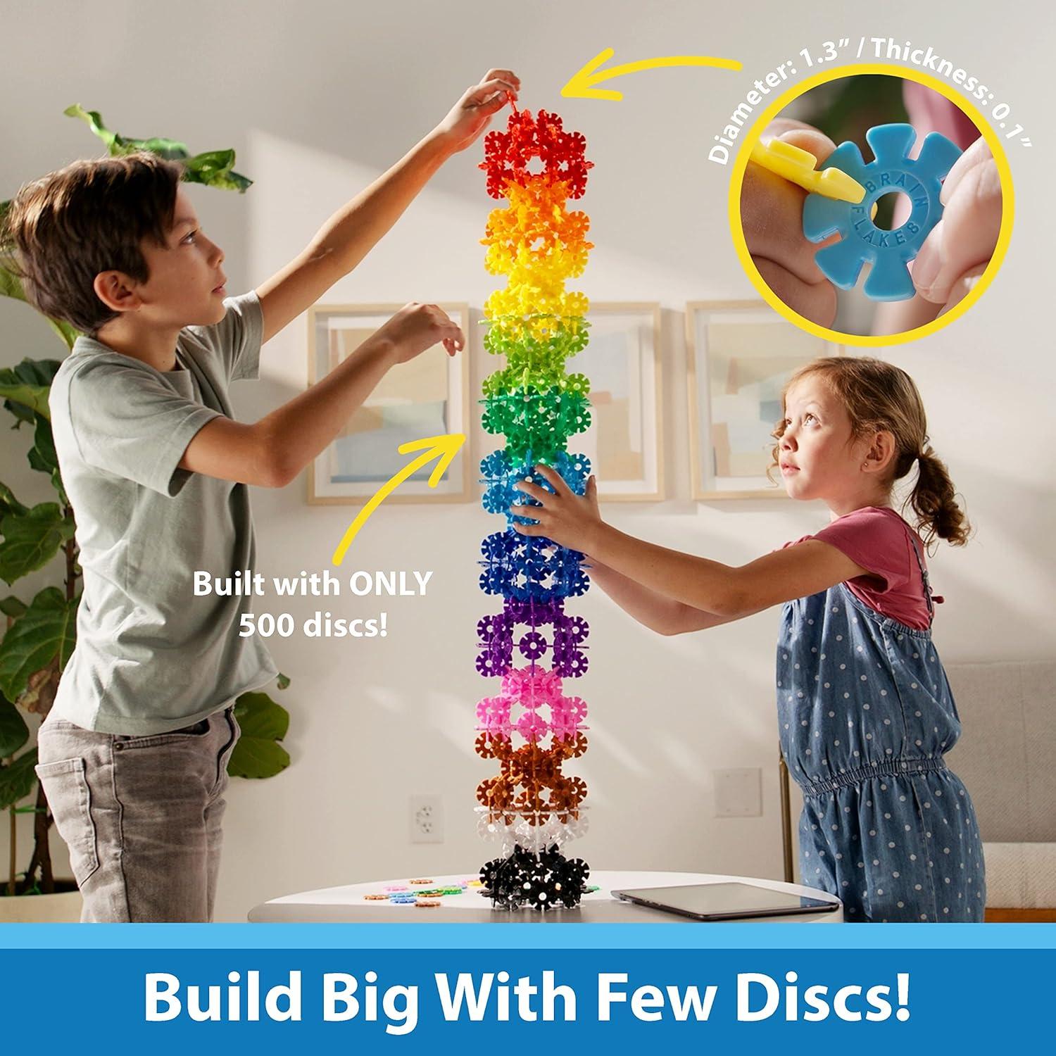 Juego de Discos Interconectables Brain Flakes 500 Piezas