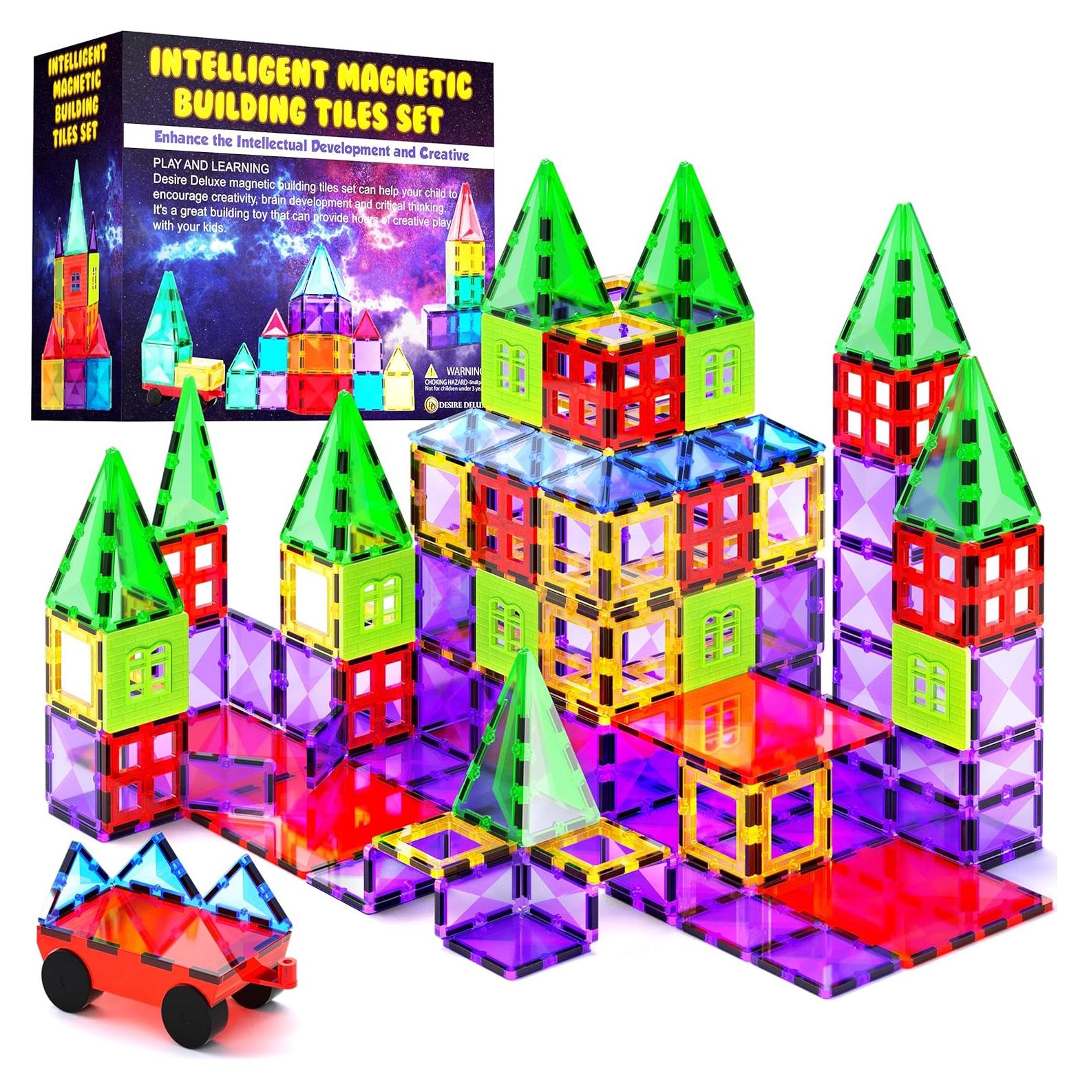 Bloques de Construcción Magnéticos Desire Deluxe 57 Piezas