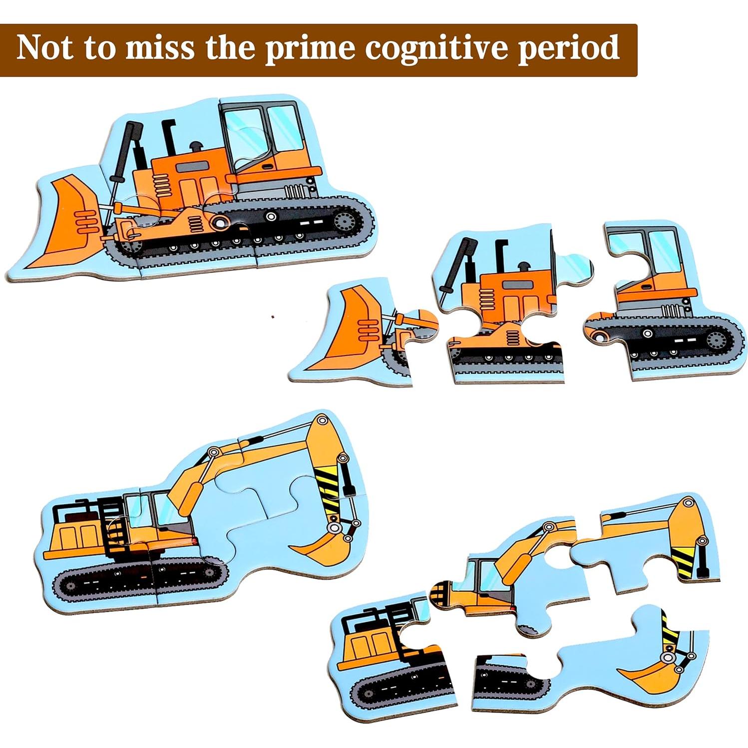 Rompecabezas Magnéticos Infantil Yunhe 12 Piezas 20x60 cm