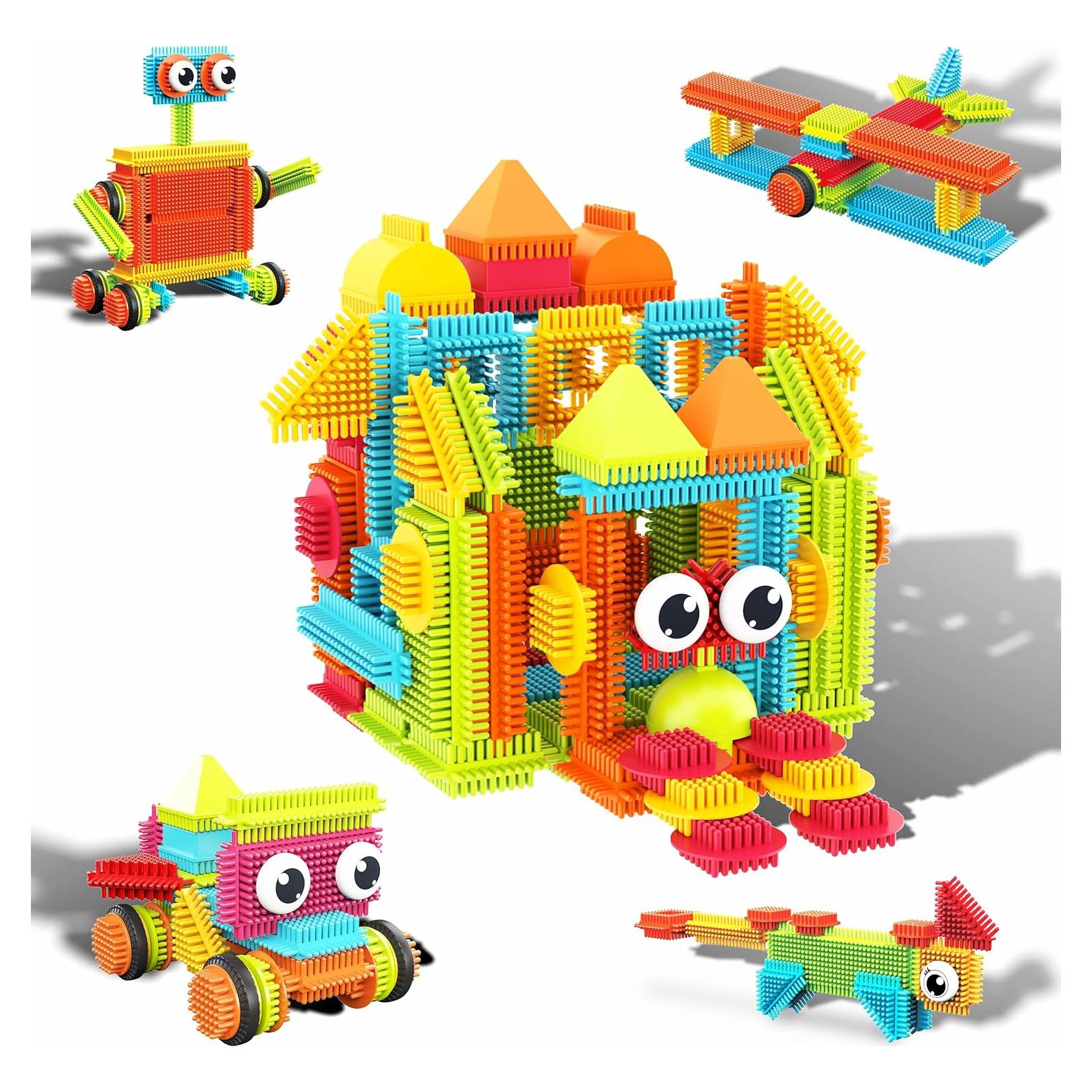 PicassoTiles 120 Piezas Bloques de Construcción Erizo Juguete