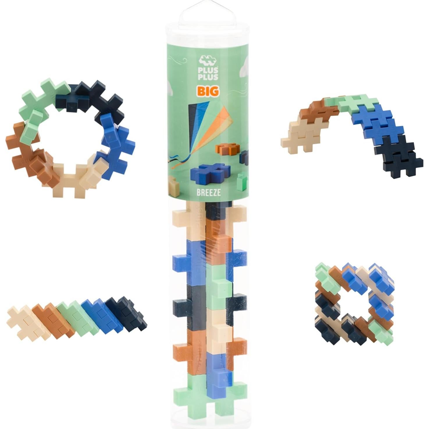 Plus-Plus Big 15 Piezas Brisa Juguete Construcción STEM