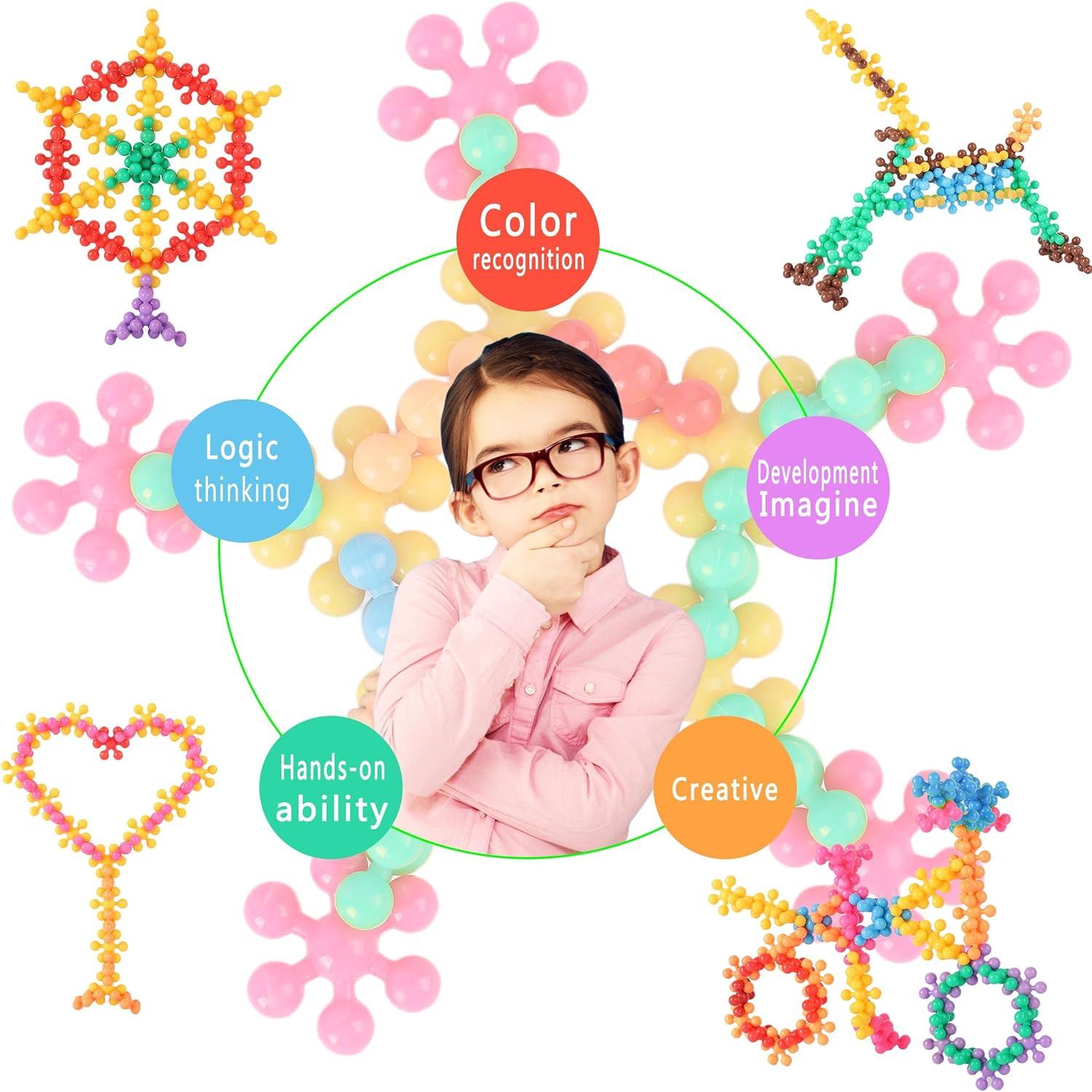 Bloques de Construcción TOMYOU 200 Piezas Juguetes STEM