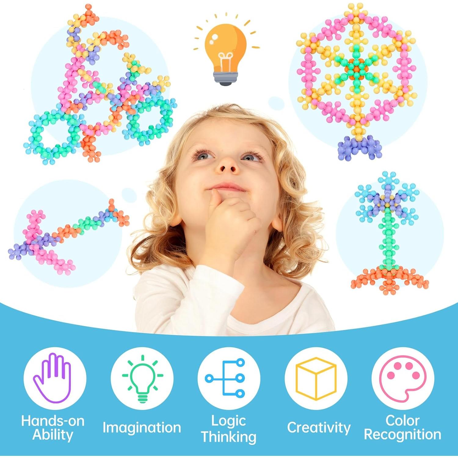 Bloques de Construcción Interconectables 300PCS Attom Tech