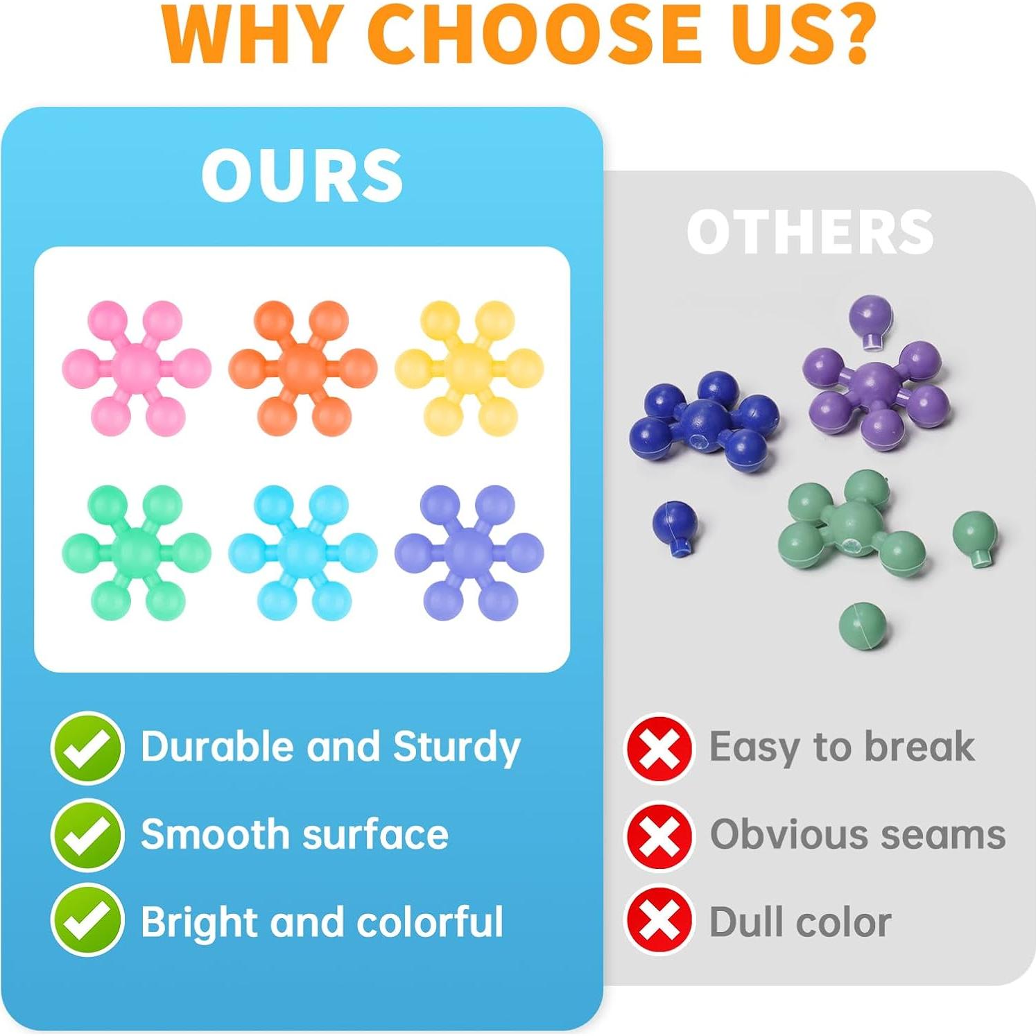 Bloques de Construcción Interconectables 300PCS Attom Tech