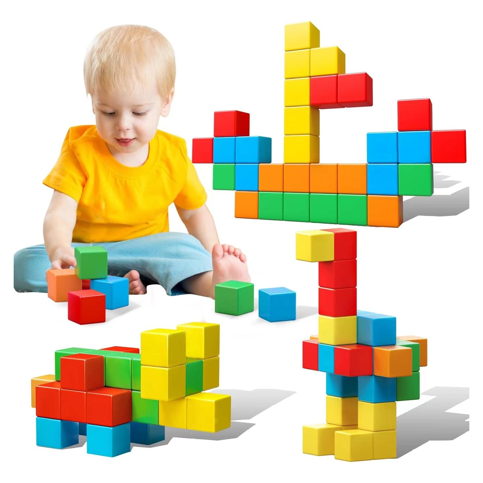 Bloques Magnéticos 30 Pcs KOIEMAY para Niños 3-8 Años