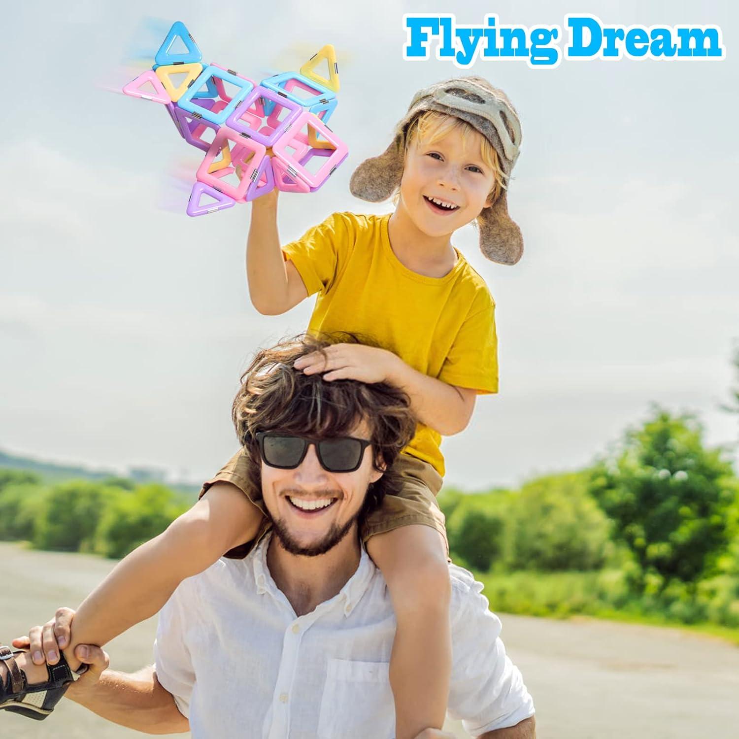 Bloques Magnéticos Tolnetr 40PCS Juguetes Educativos 3+ Años