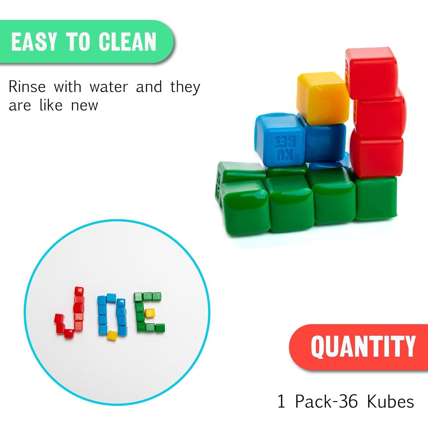 KOMARC GAMES StickiKubes 125 Cubos Apilables Arcoíris