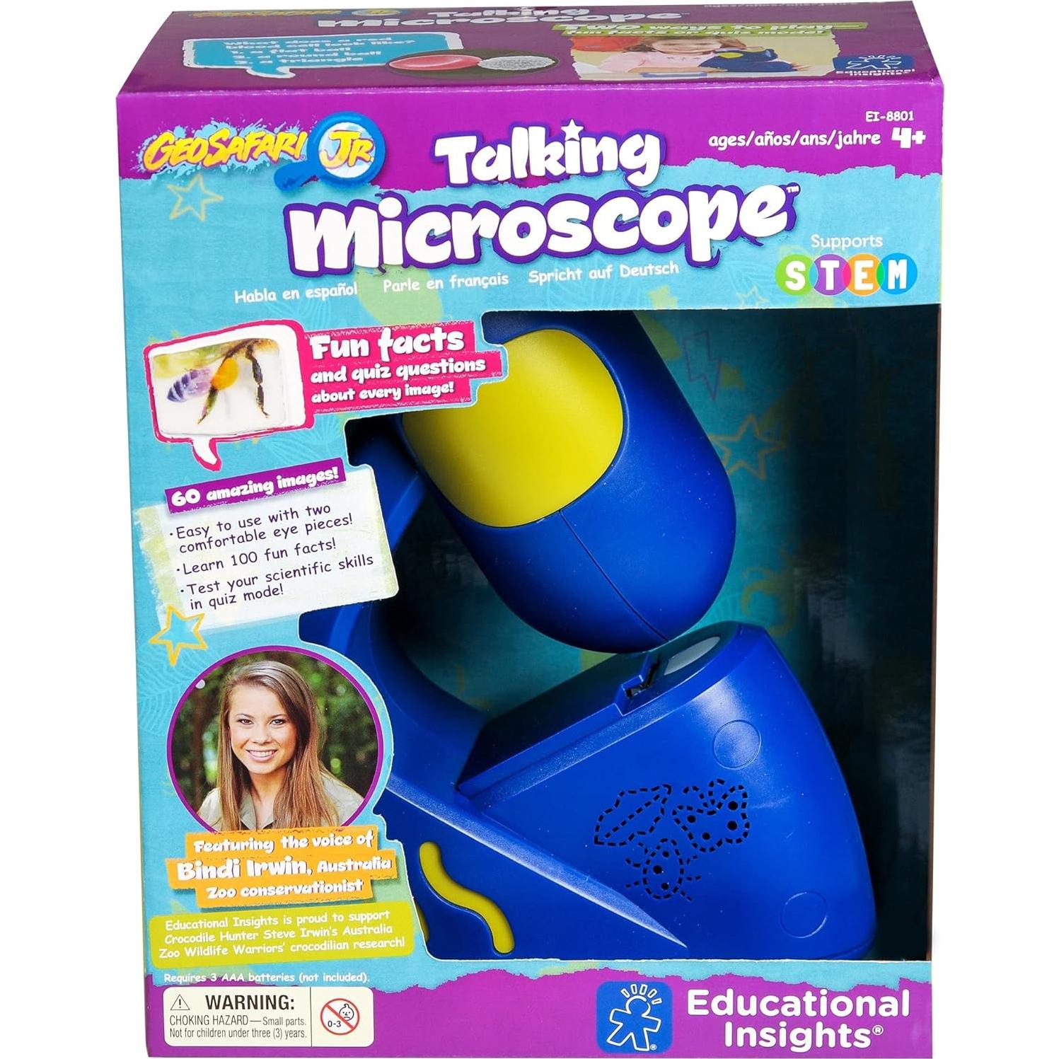 Microscopio Hablante GeoSafari Jr. Educational Insights 25.65x20.57cm