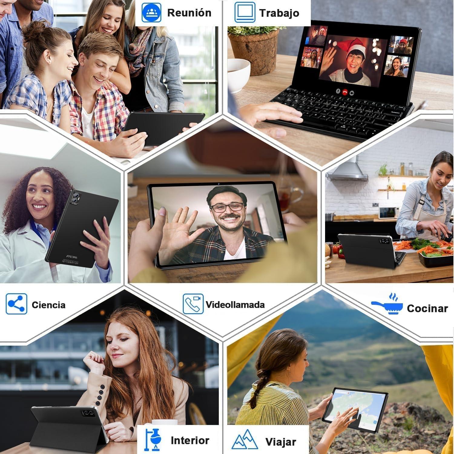 Tableta Android 10.1" JXCNSNW TYD-109pro 16GB RAM 256GB