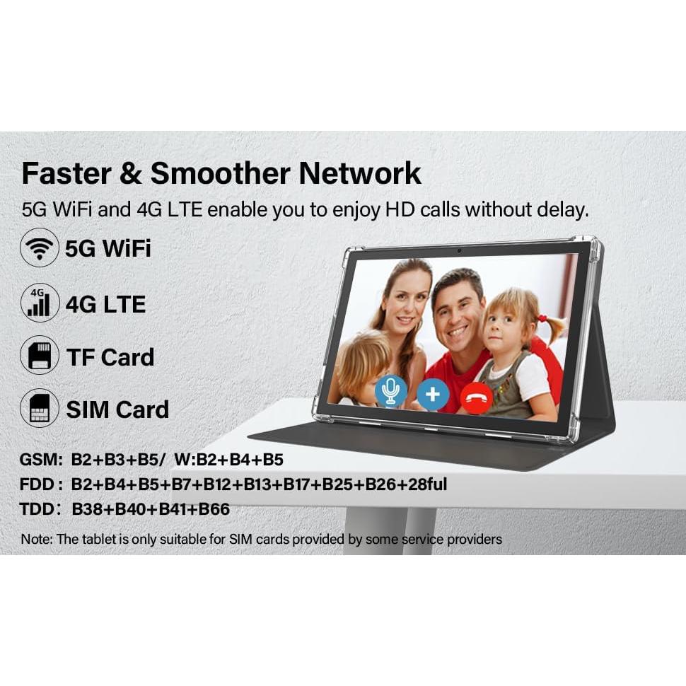 Tableta Android 10.1" JXCNSNW TYD-109pro 16GB RAM 256GB