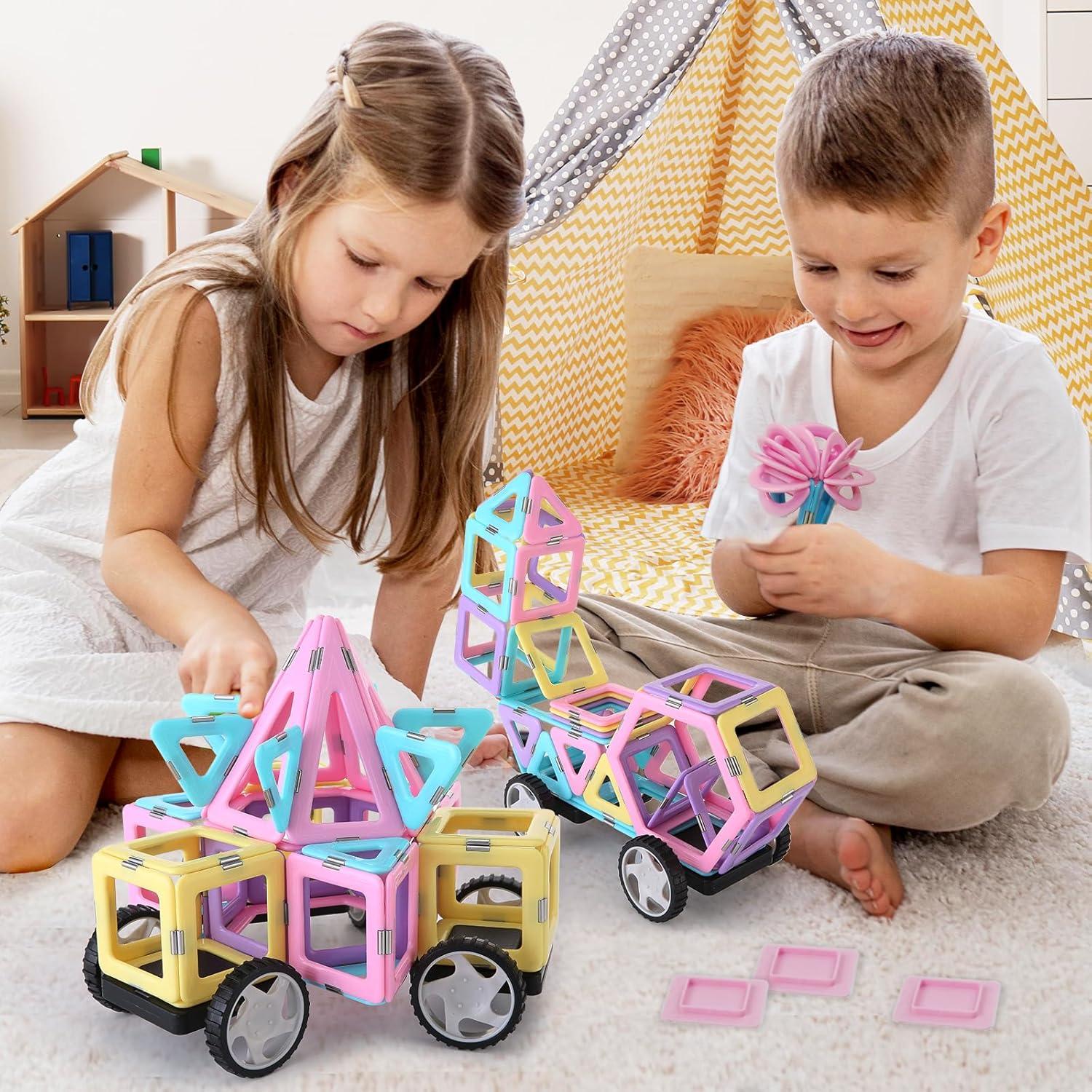 Juguetes Magnéticos TOKBLOK 100 Piezas para Niños 3+ Años