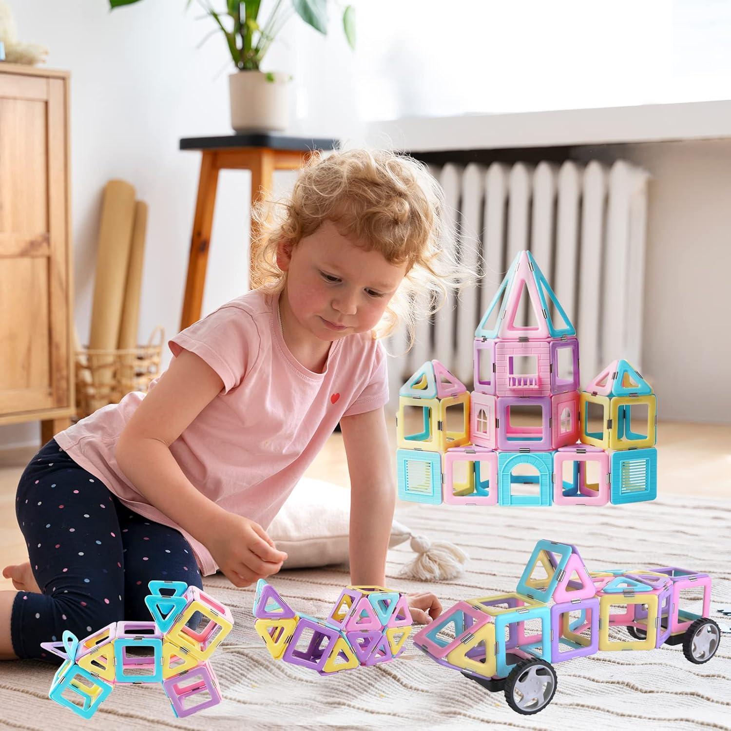 Juguetes Magnéticos TOKBLOK 100 Piezas para Niños 3+ Años