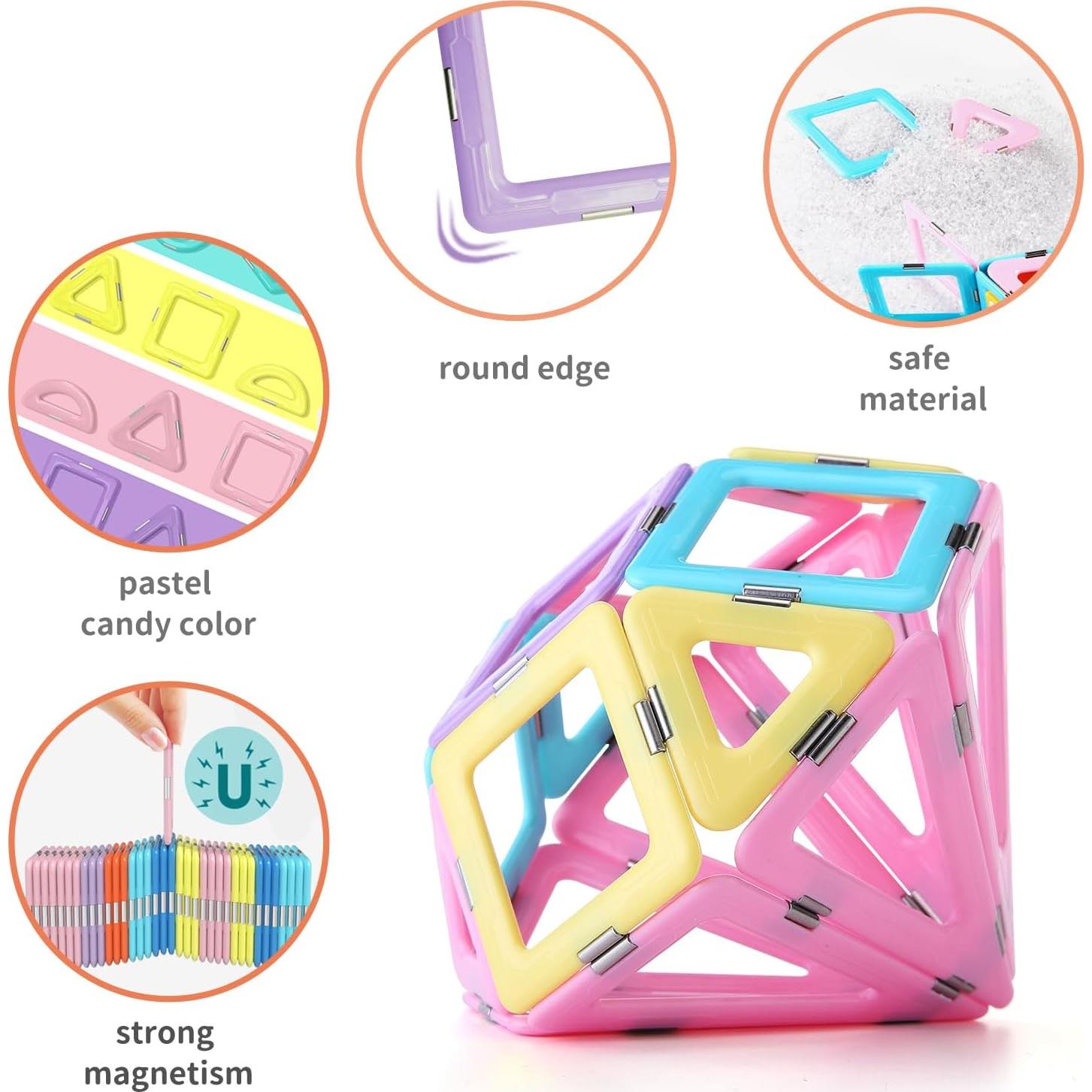 Juguetes Magnéticos TOKBLOK 100 Piezas para Niños 3+ Años