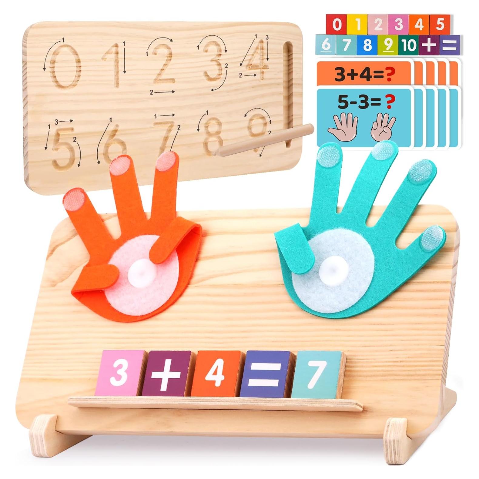 Juguete Educativo Montessori JAiiMen Tablero Matemáticas 30x15cm