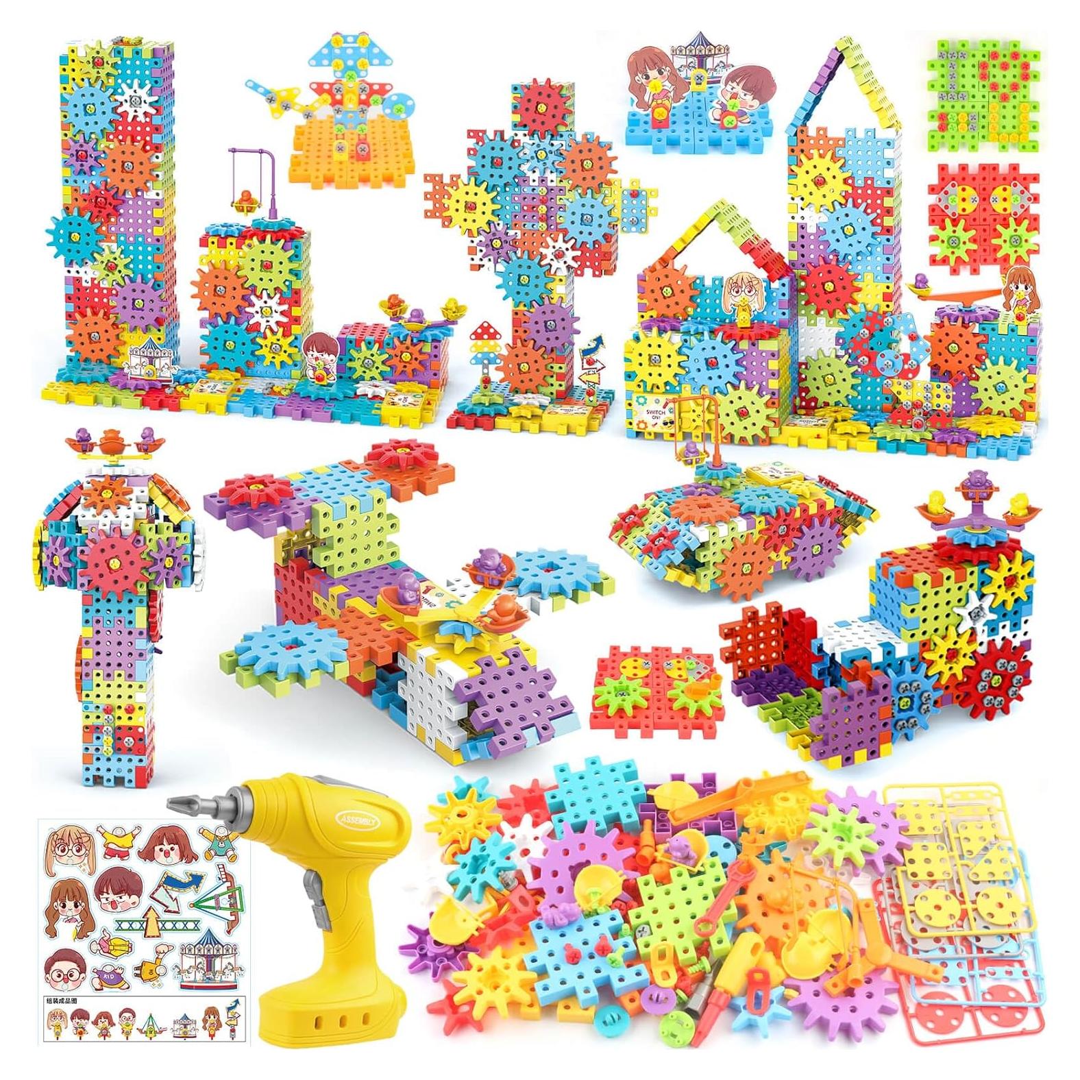 Set de Bloques de Engranajes DEKILEA 234 Piezas con Taladro