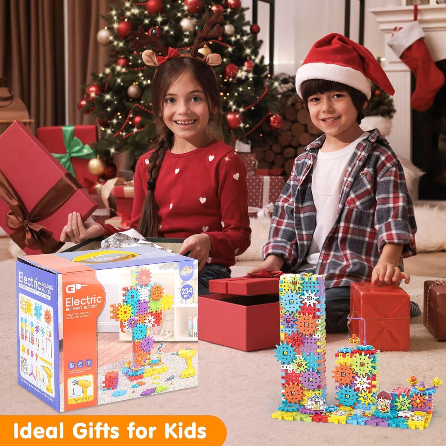 Set de Bloques de Engranajes DEKILEA 234 Piezas con Taladro