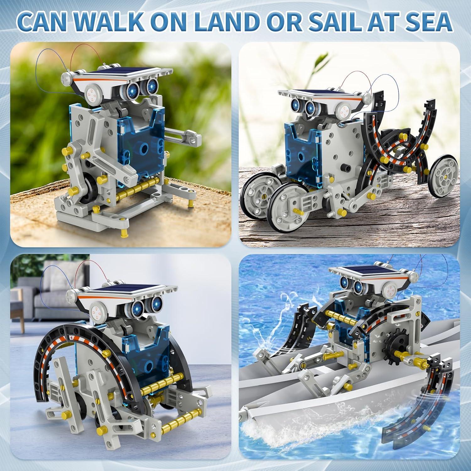 Kit Robot Solar 12-en-1 WATUDOU para Niños 8-12 Años