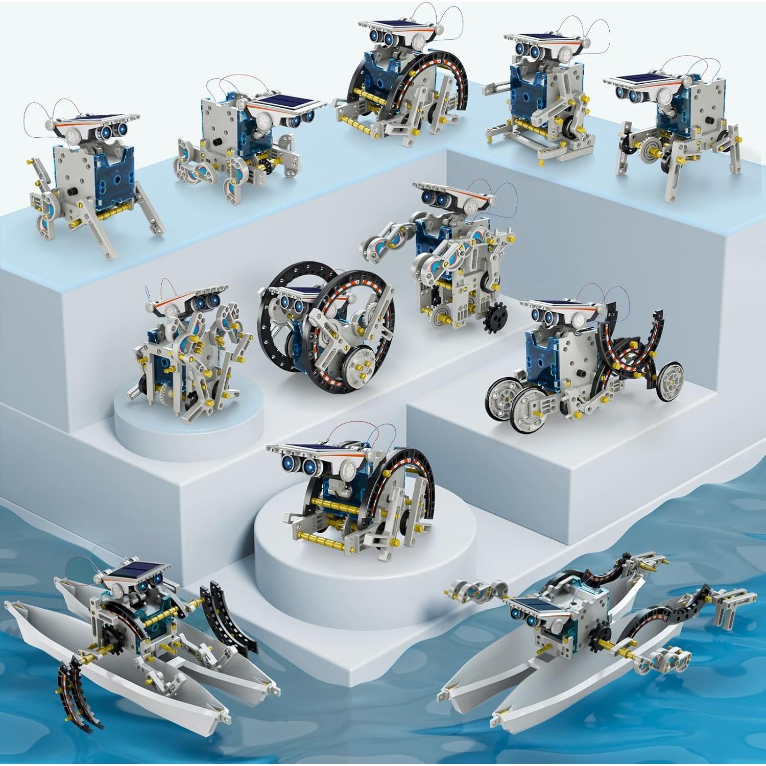 Kit Robot Solar 12-en-1 WATUDOU para Niños 8-12 Años