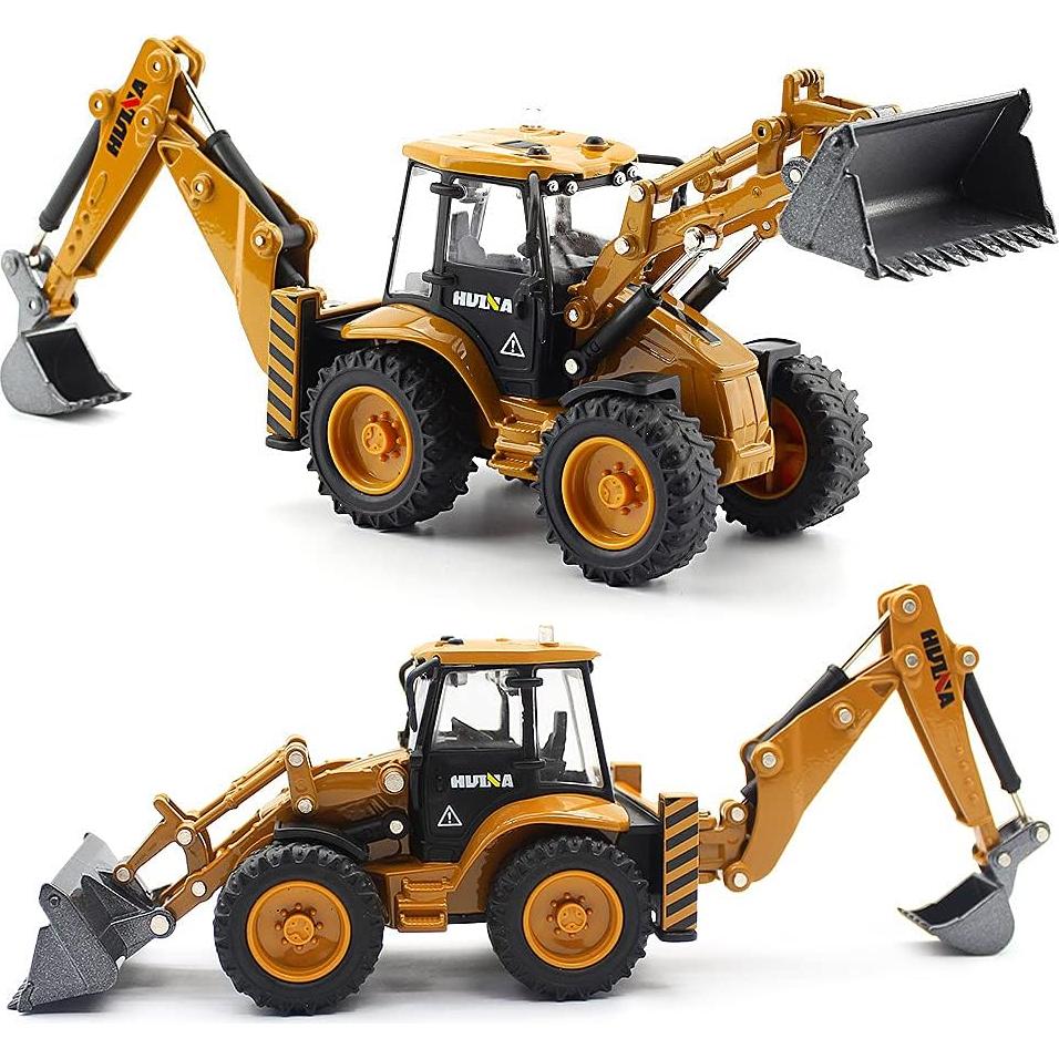 Excavadora a Escala 1:50 Dollox Cargador Frontal Metal