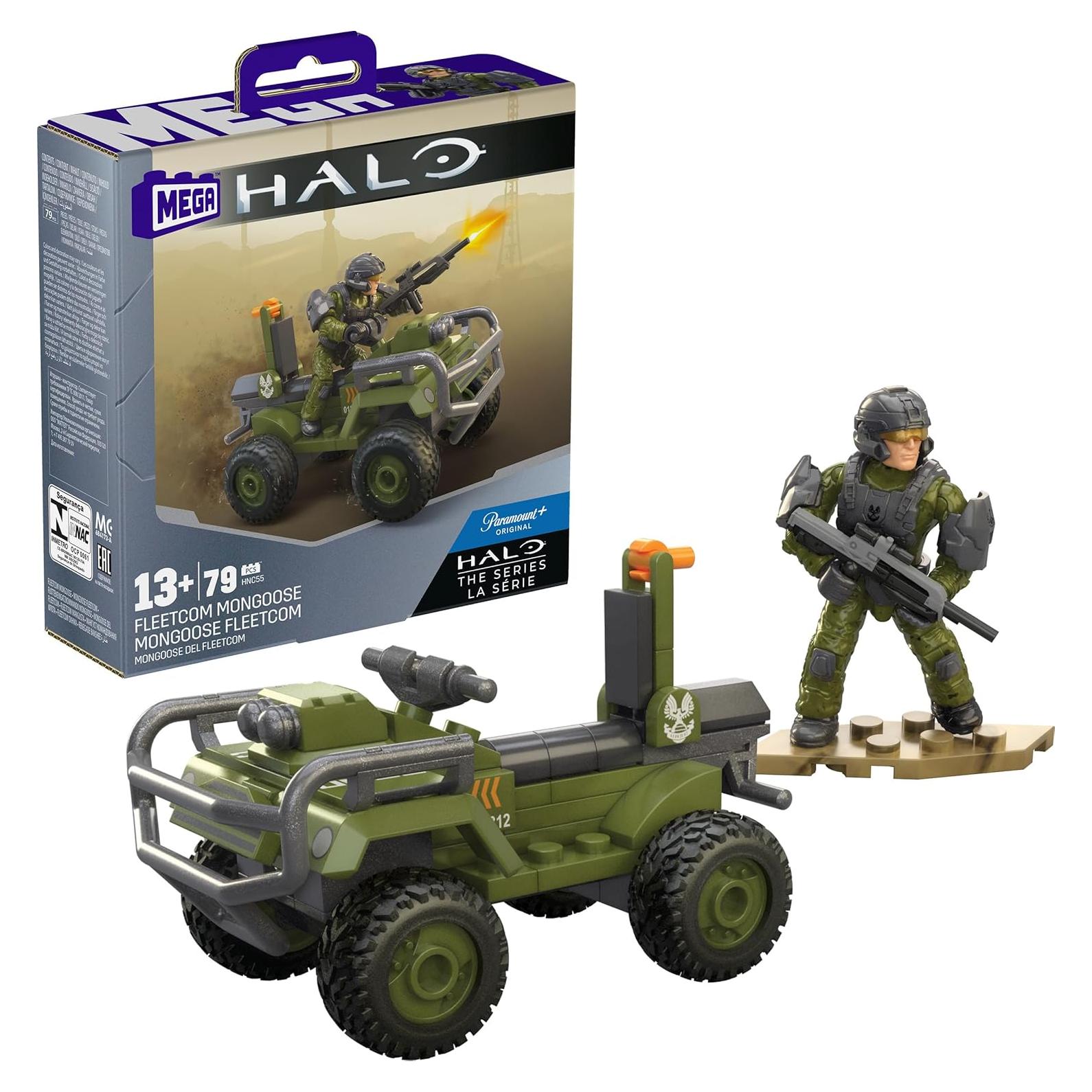 Set de Construcción MEGA Halo ATV Mongoose 79 Piezas