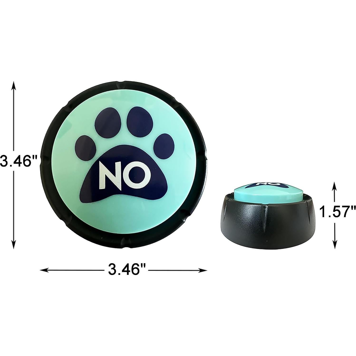 Botón de Sonido Joffreg - Reproduce 10 Frases de NO - Azul