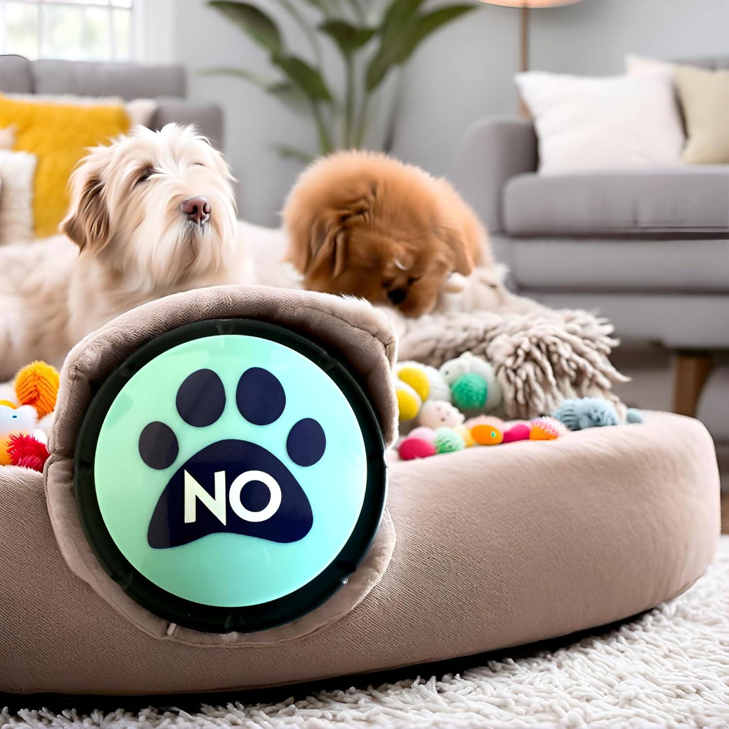 Botón de Sonido Joffreg - Reproduce 10 Frases de NO - Azul