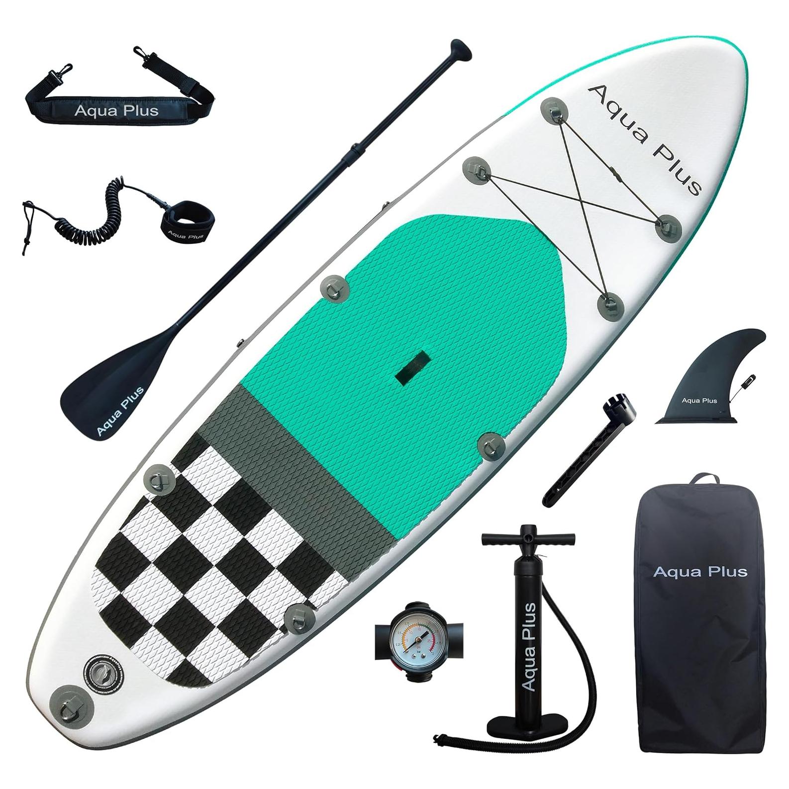 Tabla de Paddle Inflable Aqua Plus 10'6" para Todos los Niveles