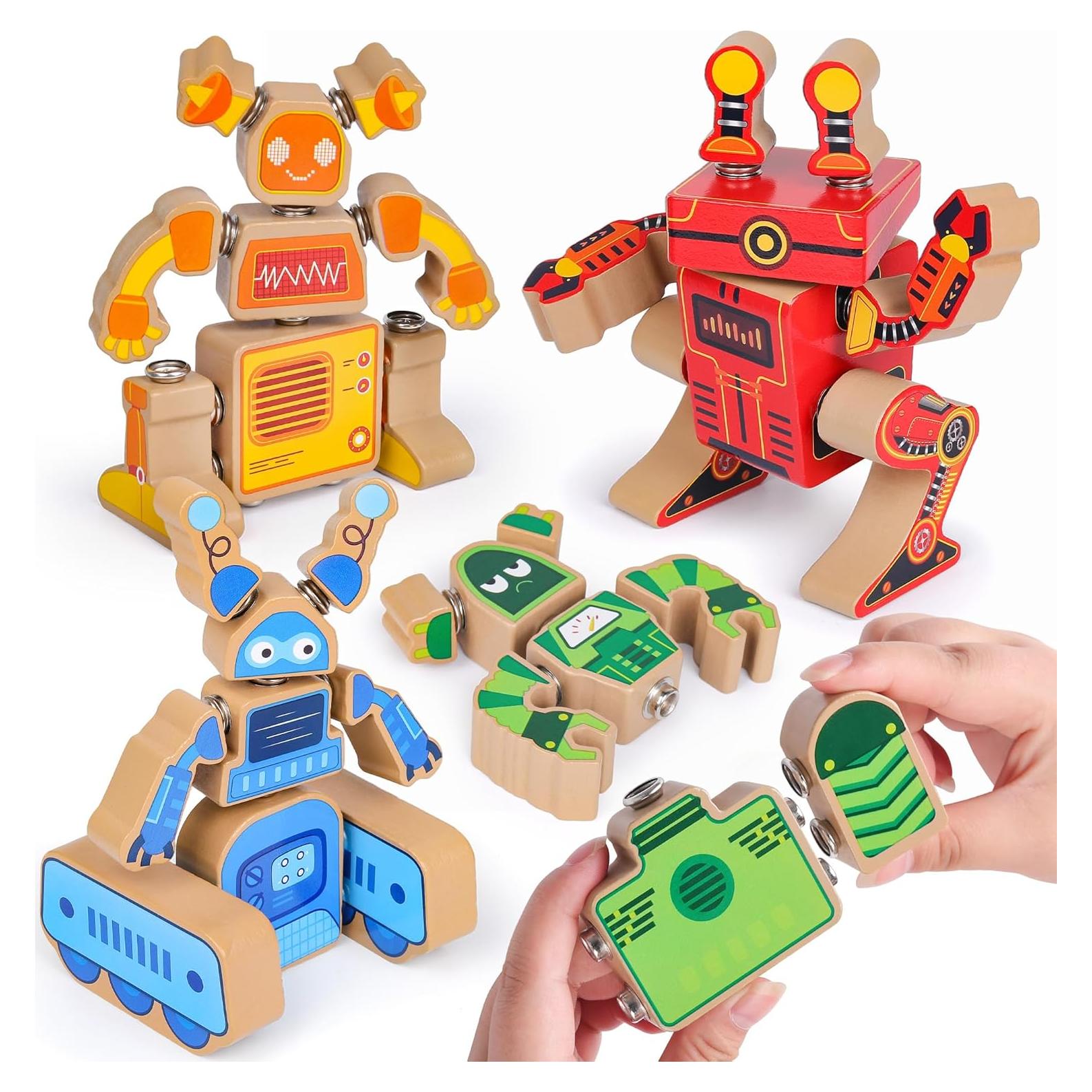 Bloques de Construcción de Robots Coogam para Niños 3-5 Años