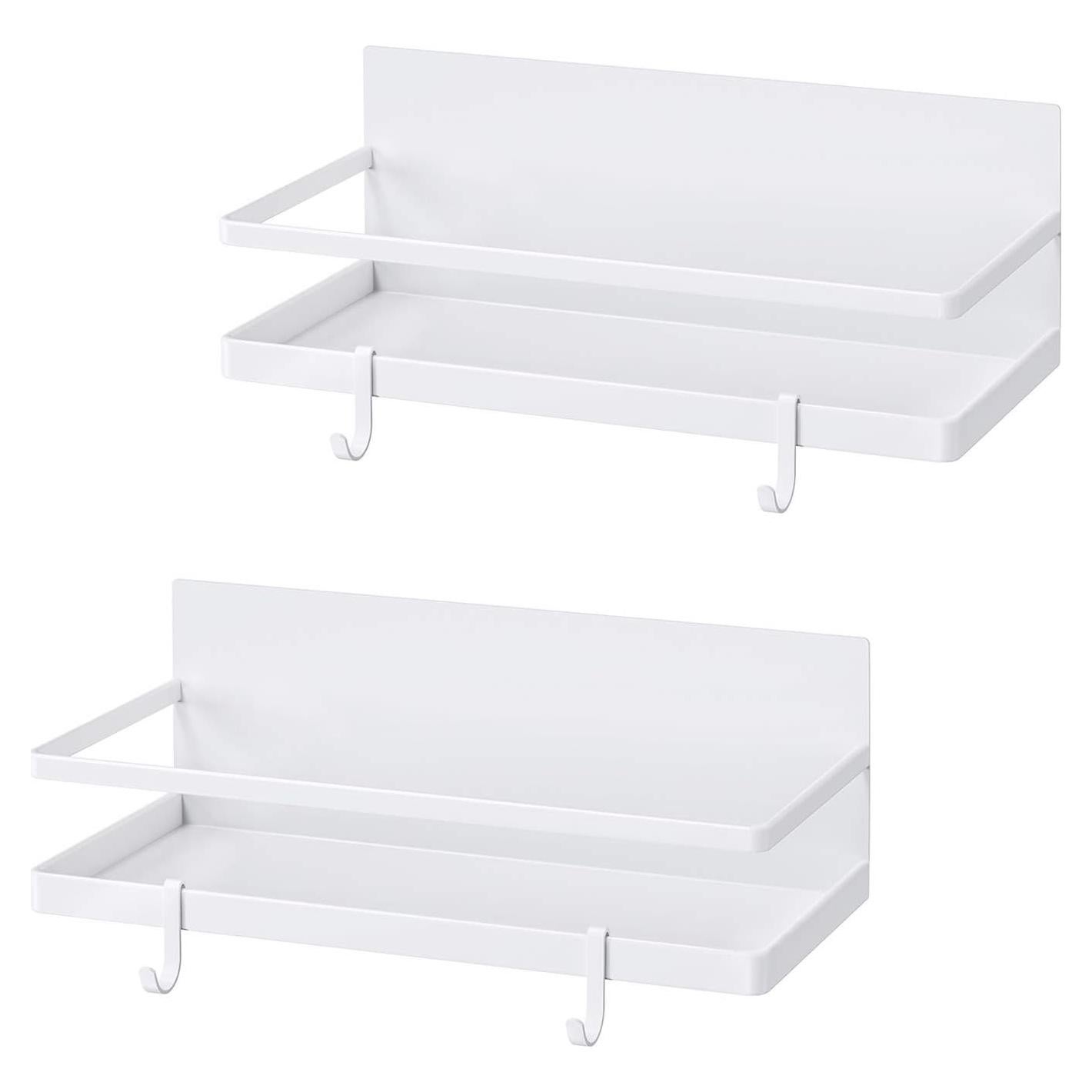 Estante Magnético para Especias VOYUTHY Blanco con 4 Ganchos