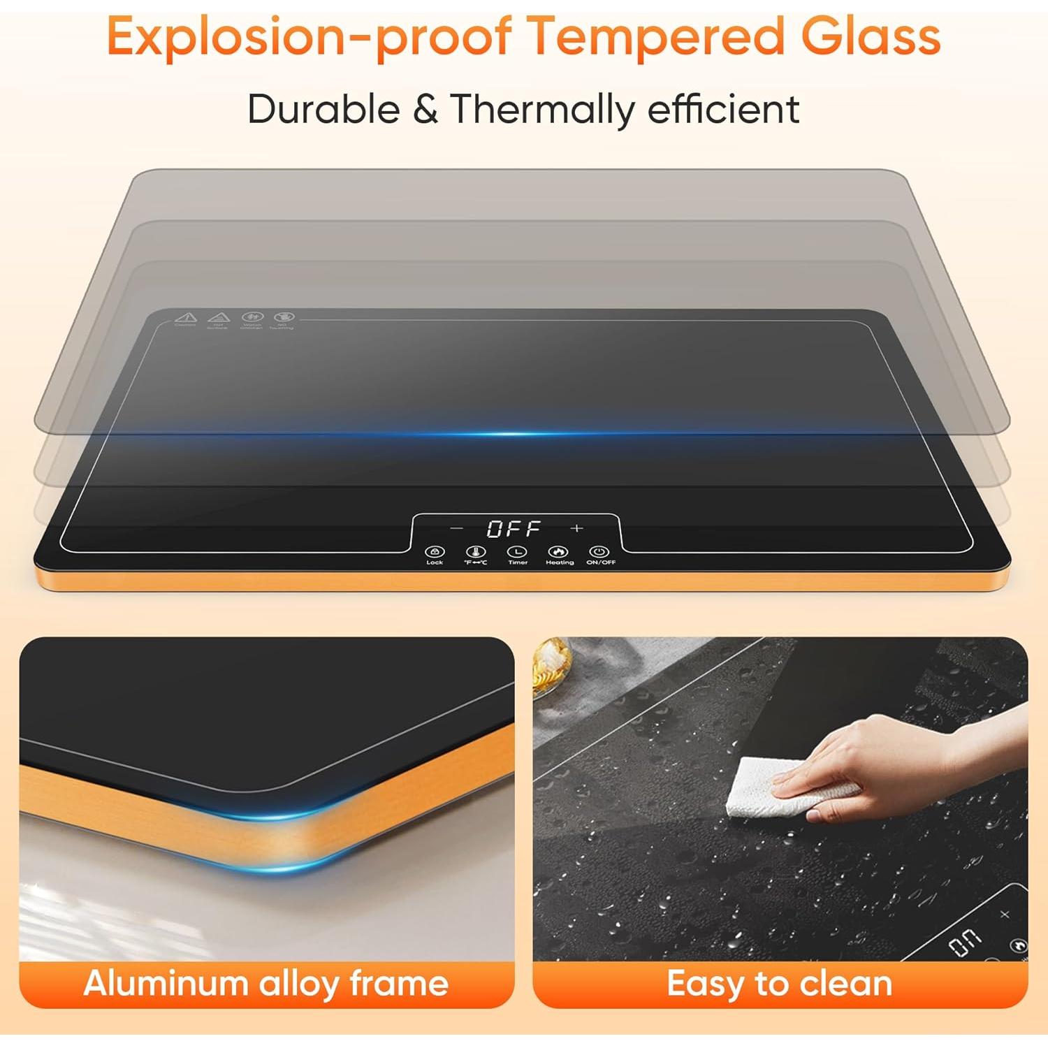 Bandeja Calentadora Eléctrica PIBEIBUK 81.3x48.3cm 450W