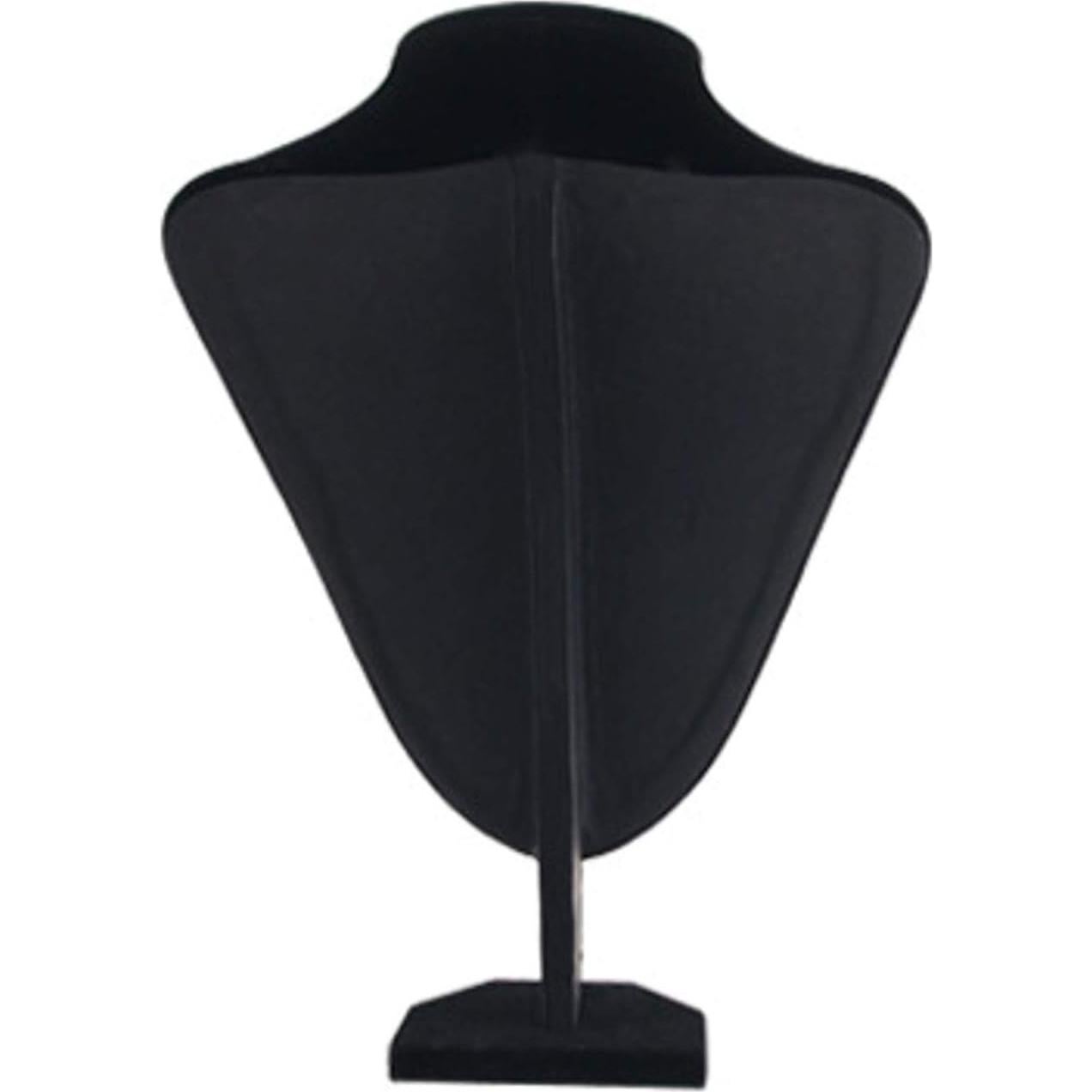 Soporte de Collar de Terciopelo Comelyjewel 3 Piezas 22cm Negro