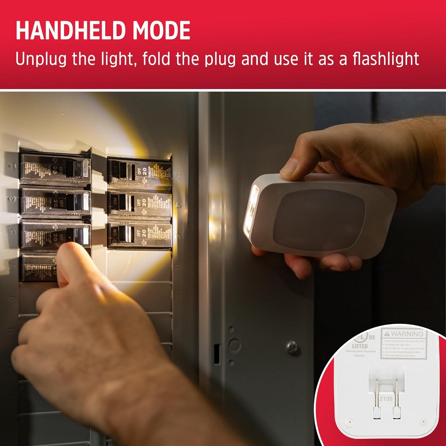 Luz Nocturna LED Energizer 4 en 1 Enchufable 38511