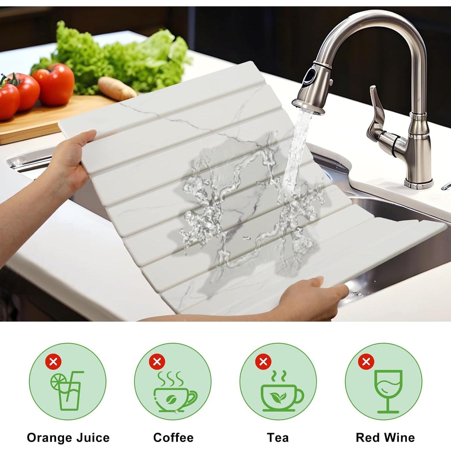 Alfombrilla de Secado de Piedra Diatomácea EKRHORBY 61x41cm