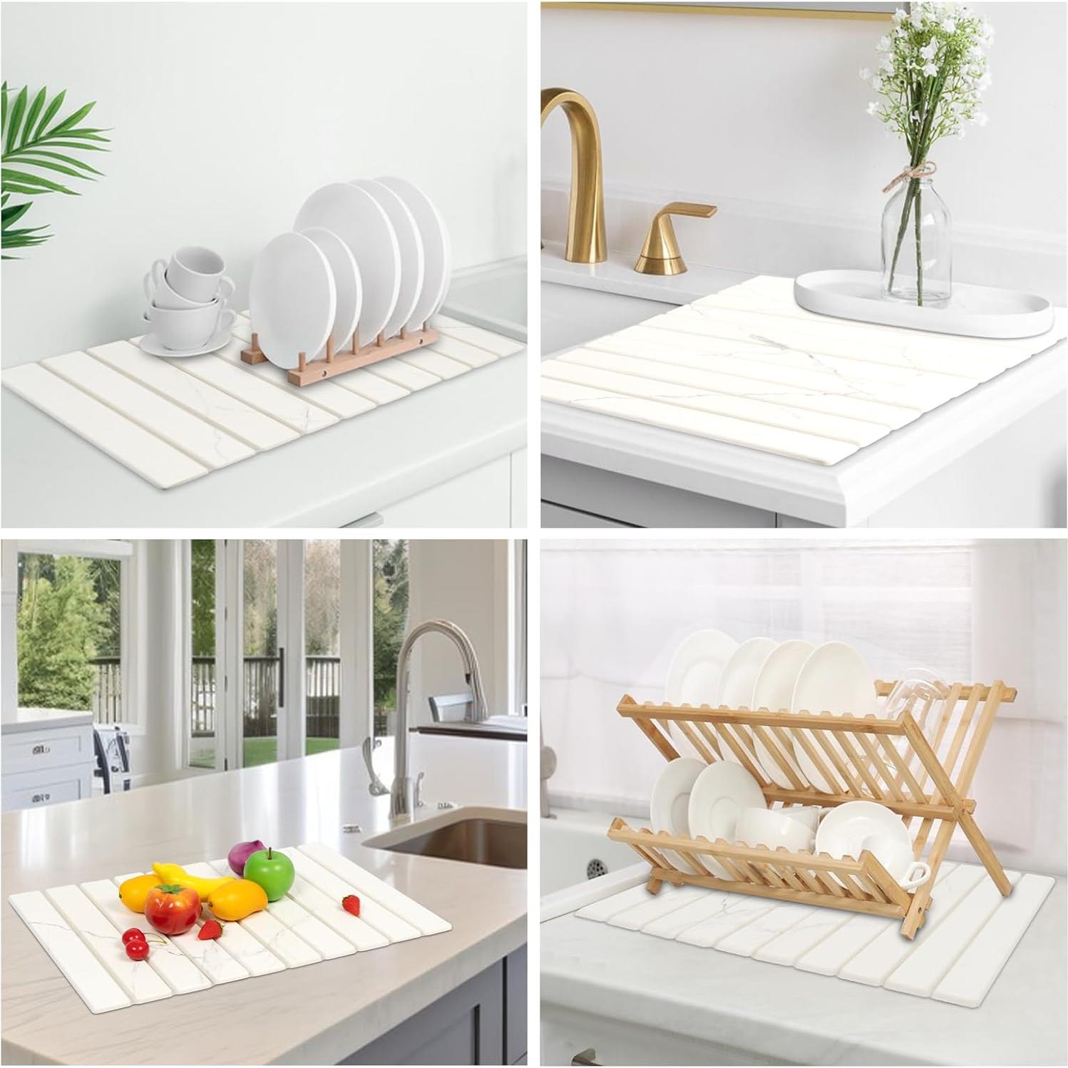 Alfombrilla de Secado de Piedra Diatomácea EKRHORBY 61x41cm