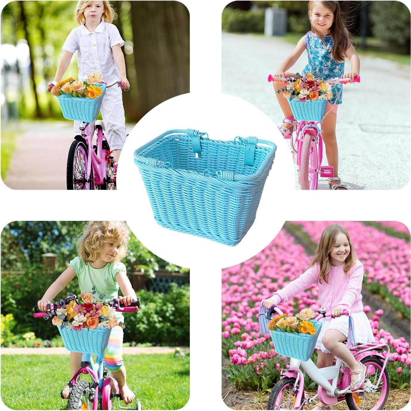 Cesta de Picnic Aikolesa Azul de Mimbre Sintético 21.1x15.9 cm