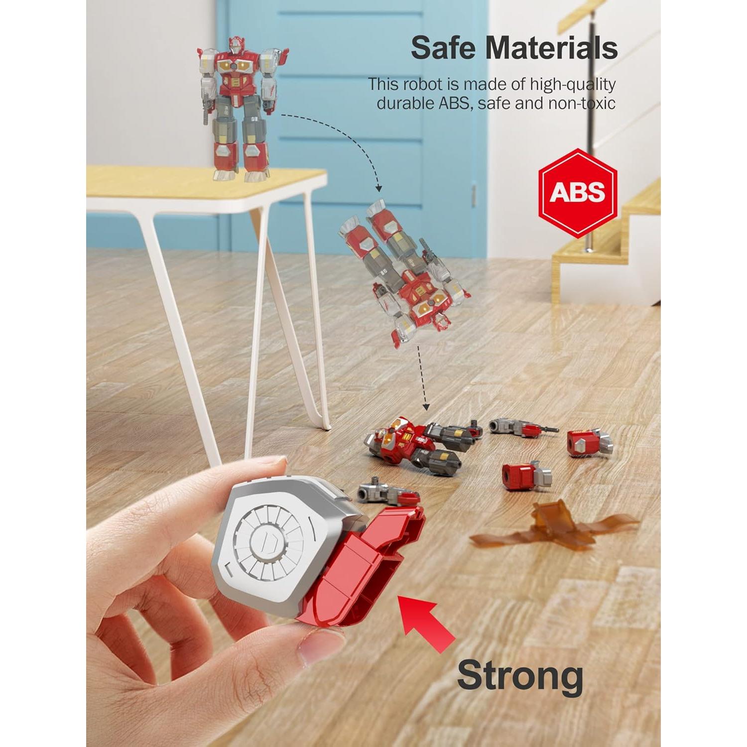 Juguete Transformador Miebely Robot Dinosaurio 3 en 1