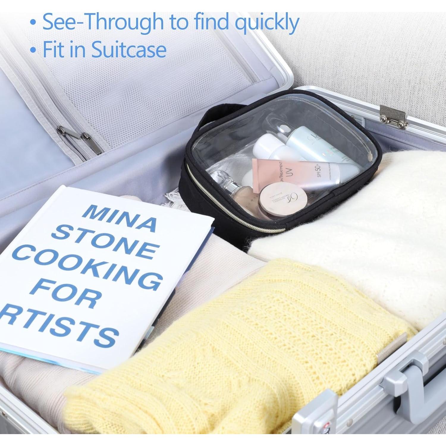 Bolsa de Maquillaje Transparente Packism 19.8x5.8x15 cm TSA