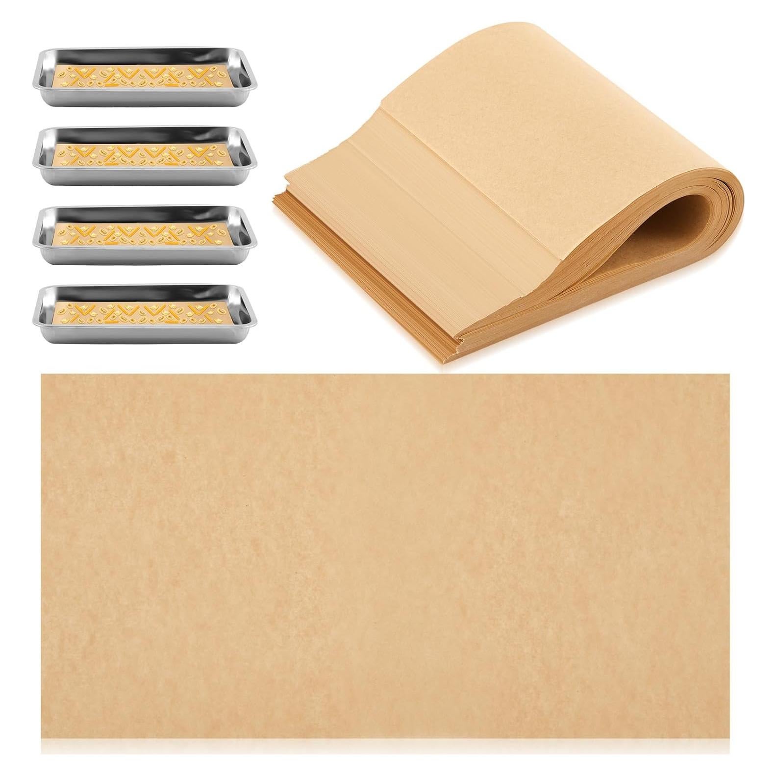 300 Mats de Papel Pergamino Fuyoooo para Secado Congelación 33.8x17.8cm