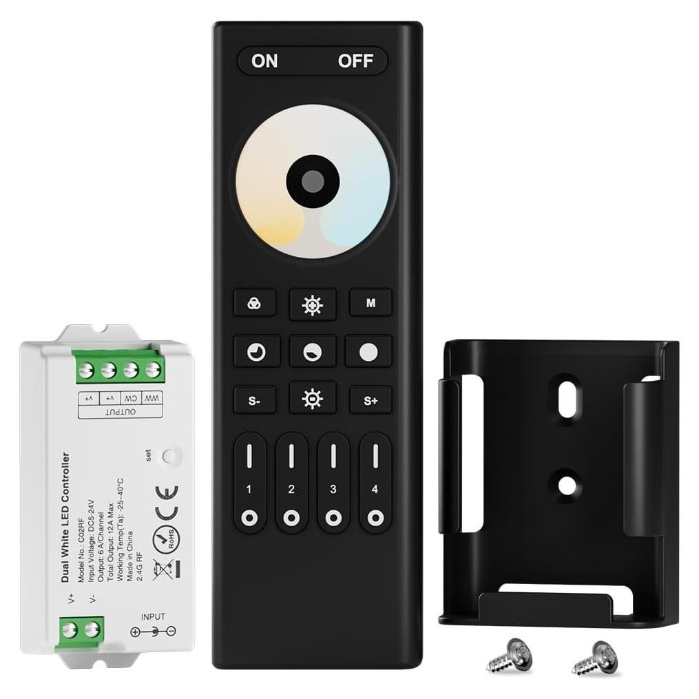 Control Remoto Inalámbrico BTF-LIGHTING RC02RFB + Kit C02RF