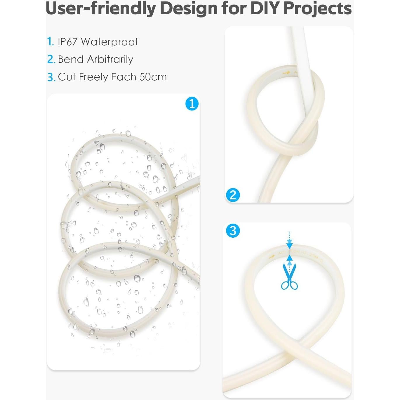 Tira de Luz LED COB 5M Shenzhen Samsion Blanco Cálido 3000K