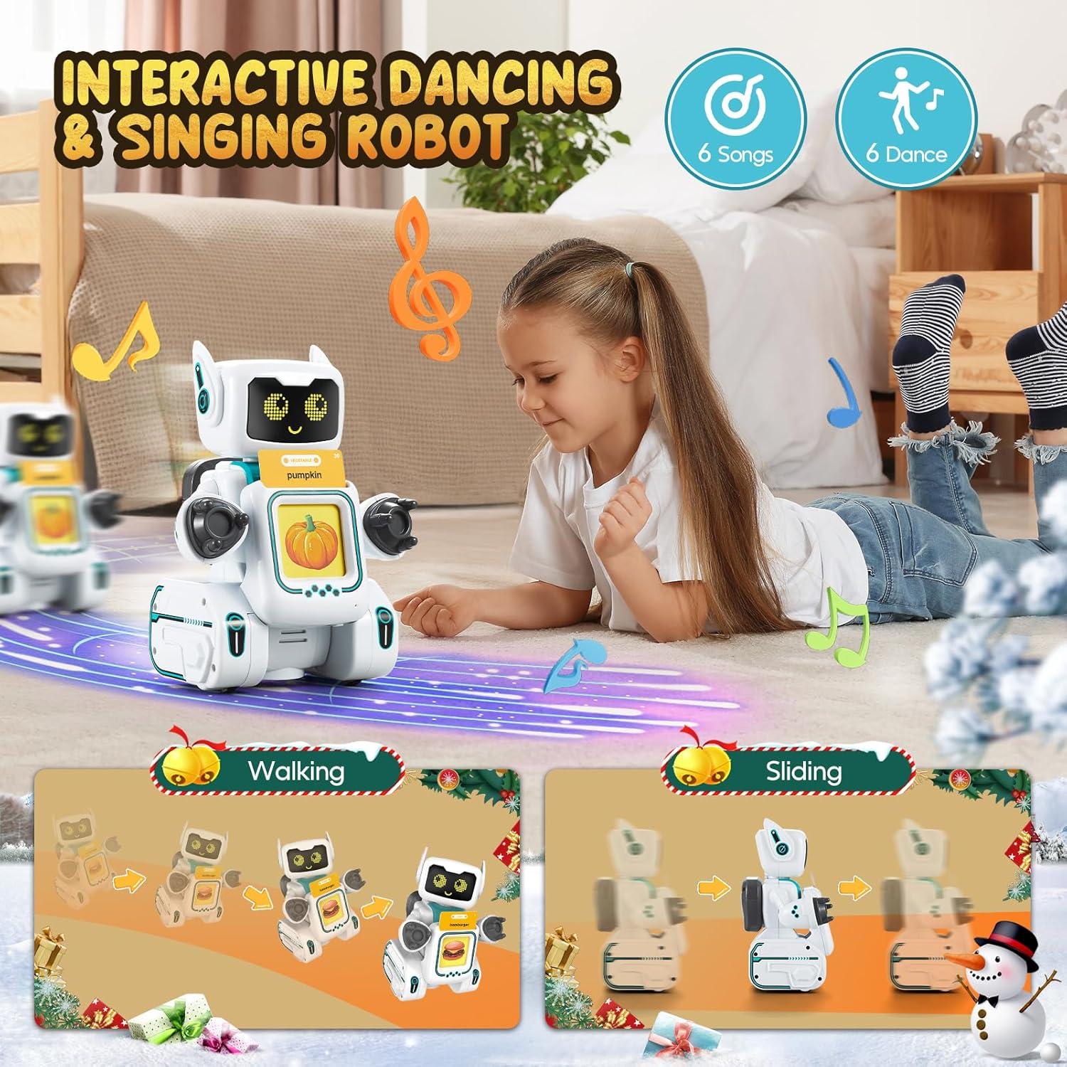 Robot Interactivo AnySun K44 con Control Remoto y Tarjetas Flash