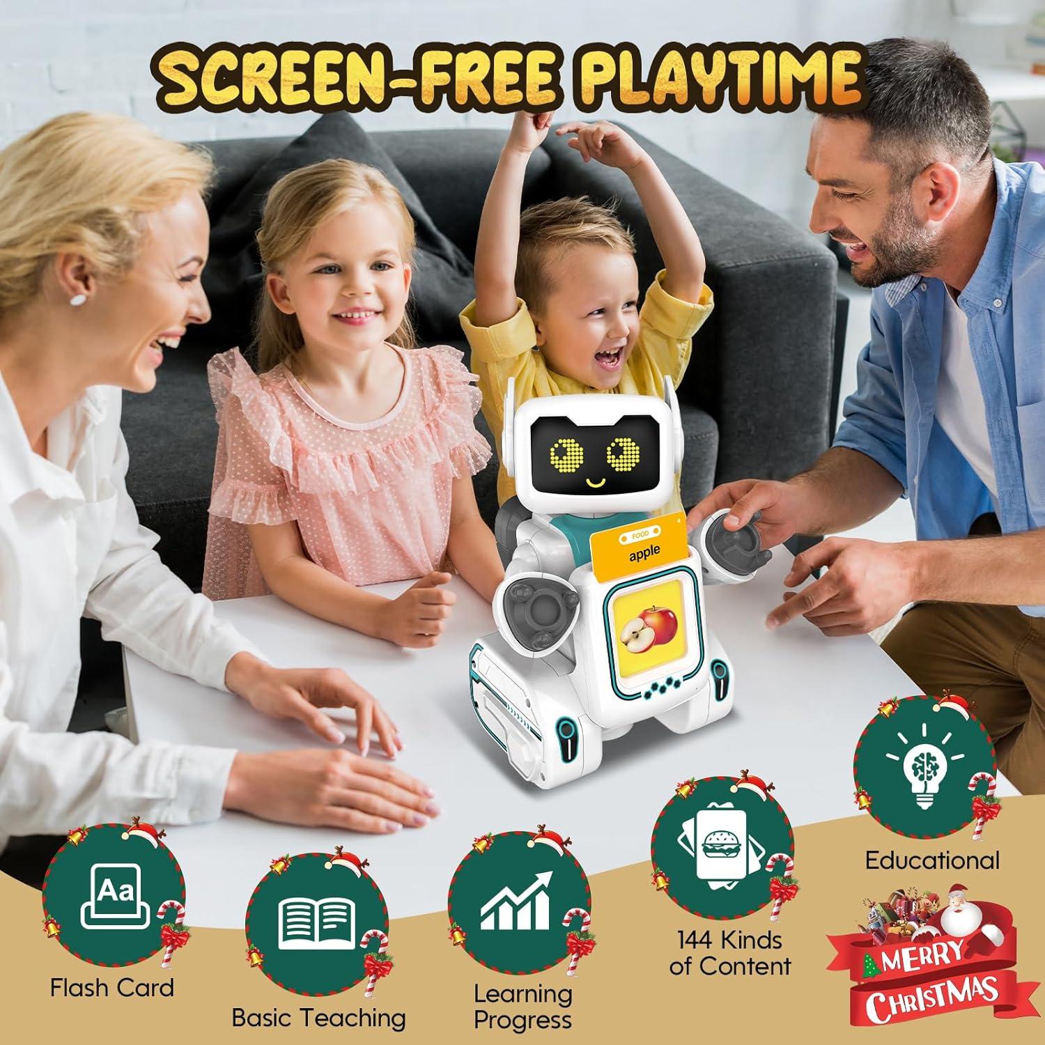 Robot Interactivo AnySun K44 con Control Remoto y Tarjetas Flash
