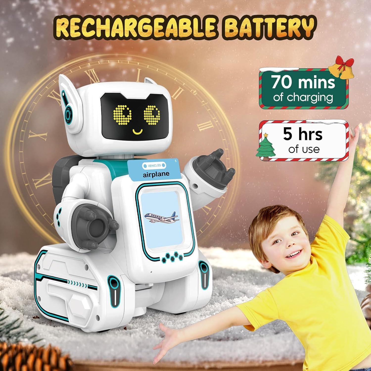 Robot Interactivo AnySun K44 con Control Remoto y Tarjetas Flash