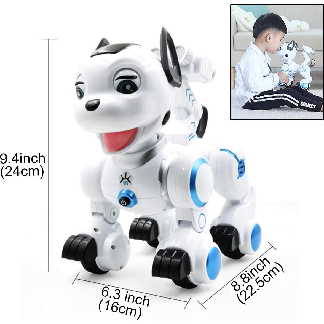 Perro Robótico Interactivo Fisca LN0011 con Control Remoto