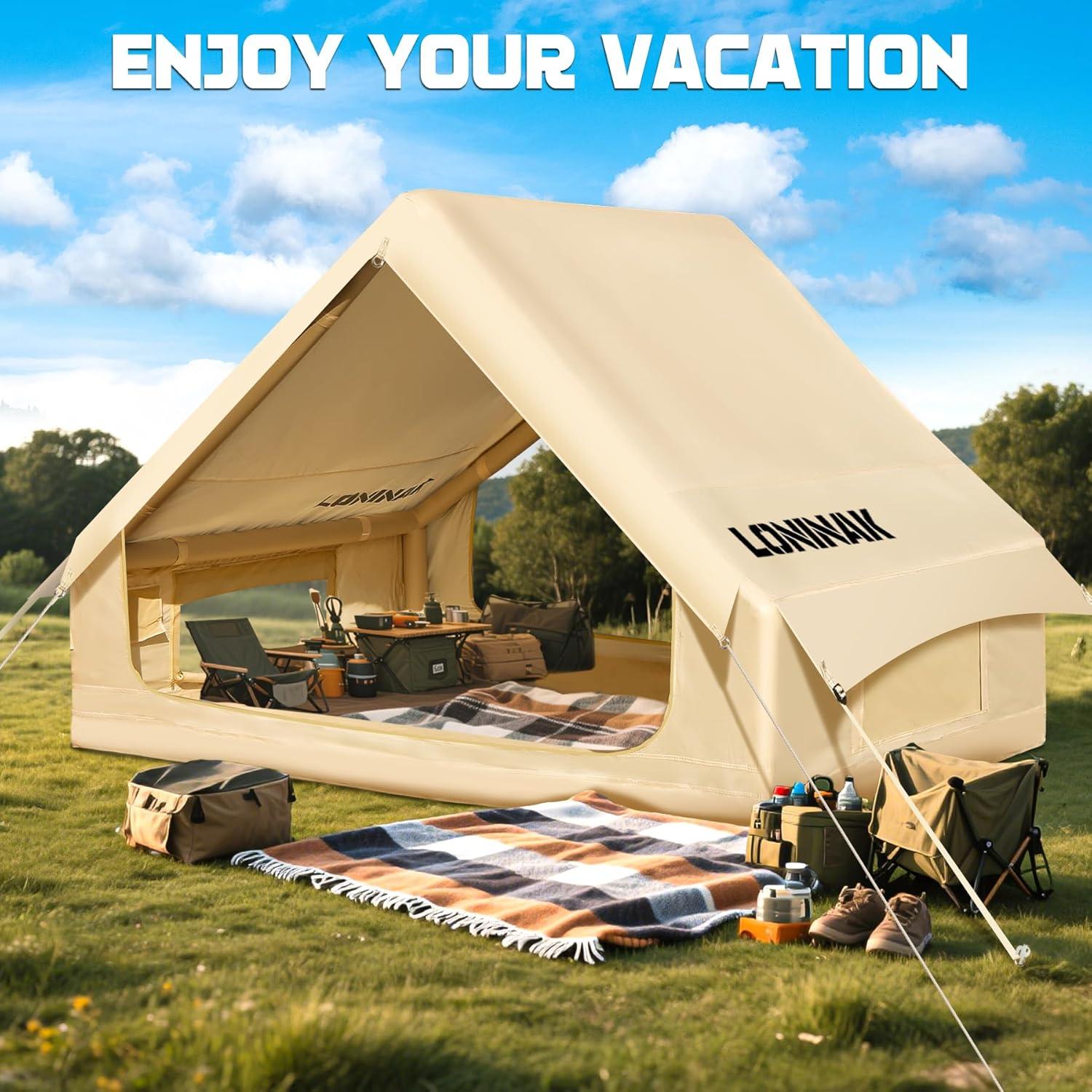 Tienda Inflable Loninak 66 Pies Cuadrados para Camping