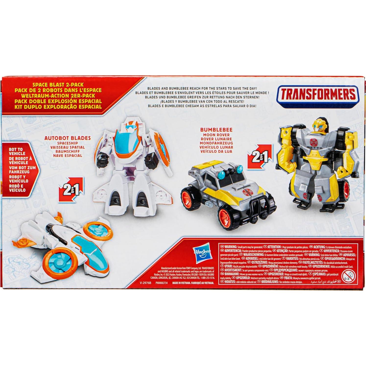 Transformers Juguetes Espaciales Bumblebee y Autobot Blades